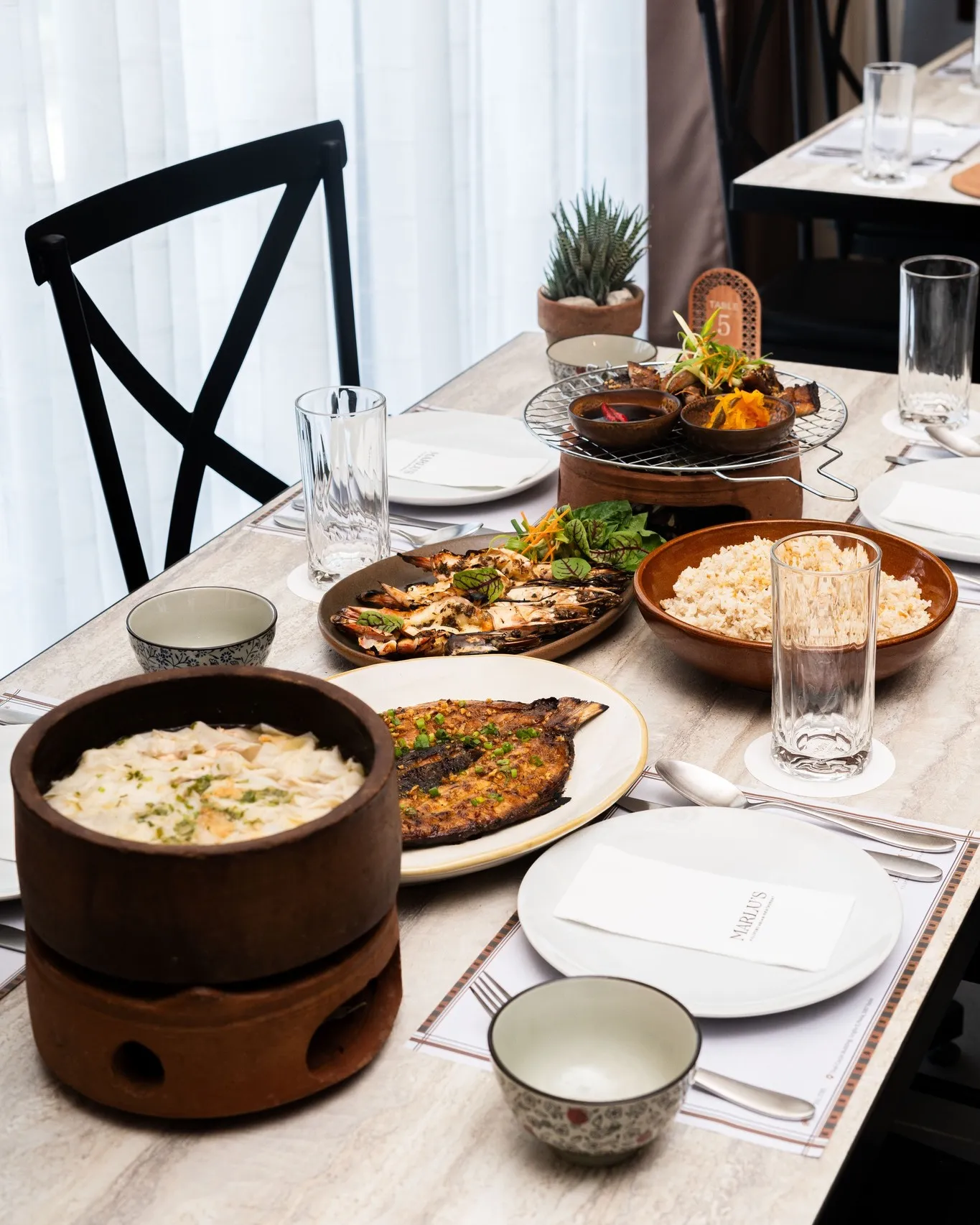 Marlu's filipino asian restuarant menu pavia iloilo